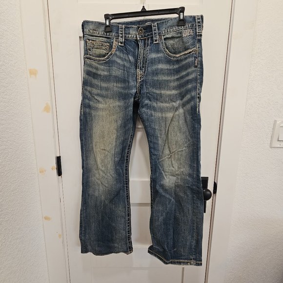 32x30 Silver Jeans, Boot Cut, Stitching Accents - Picture 1 of 6